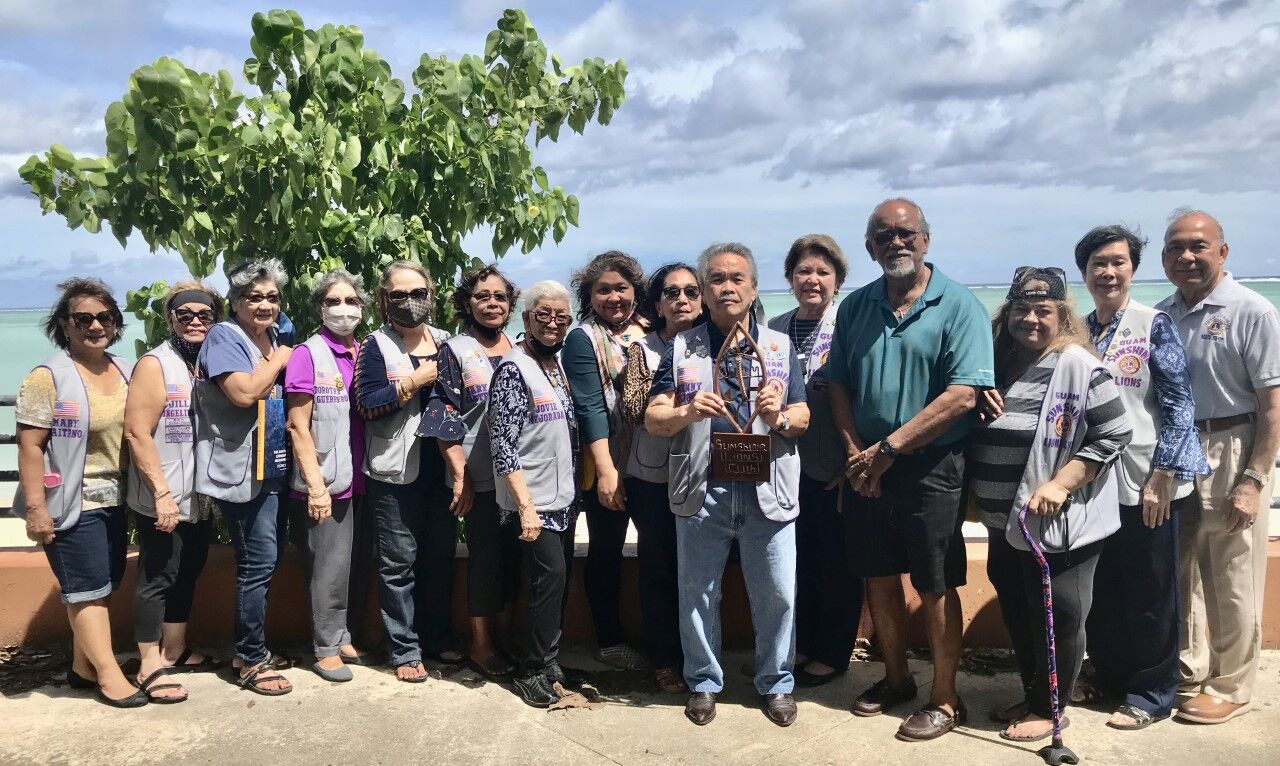 Guam Sunshine Lions Club donates to resident for medical costs